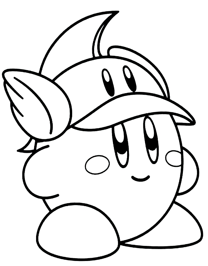 663x848 Drawing Of Kirby Coloring Page