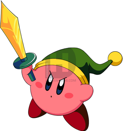 395x421 How To Draw Sword Kirby, Step
