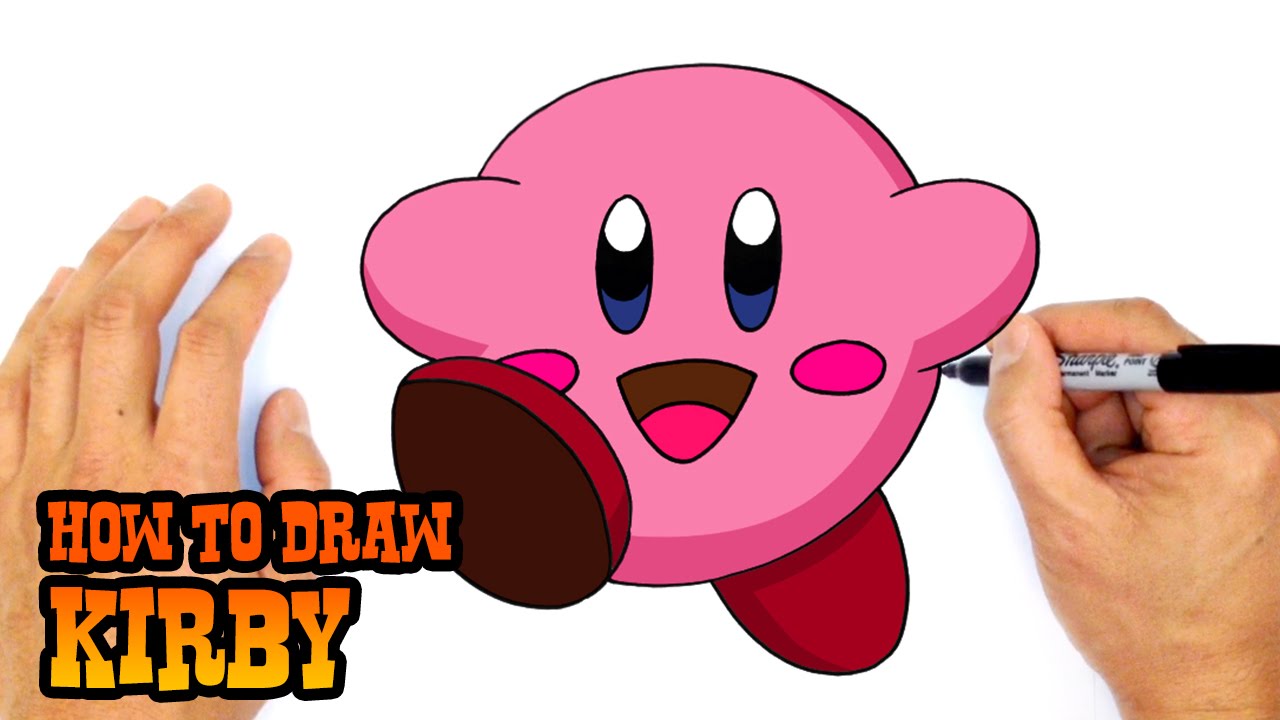 1280x720 How To Draw Kirby Drawing Lesson