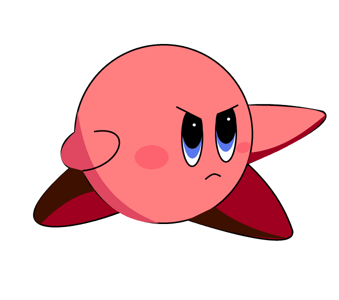 678x600 How To Draw Kirby Easy Step
