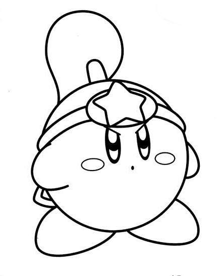 438x547 Kirby Coloring Pages New Line Drawing Kids