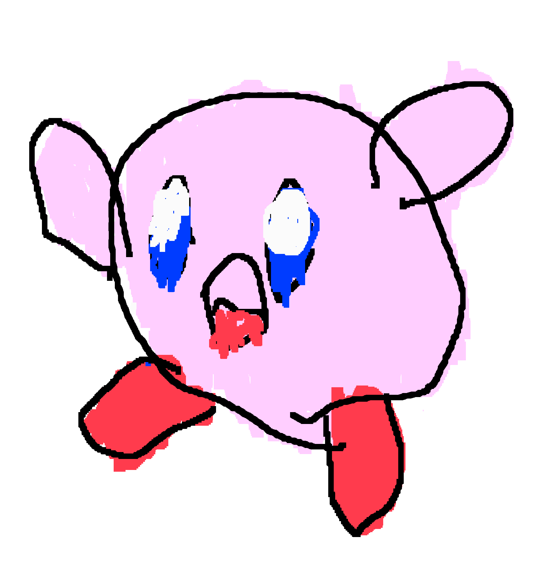 1843x1964 Kirby Rough Tablet Drawing