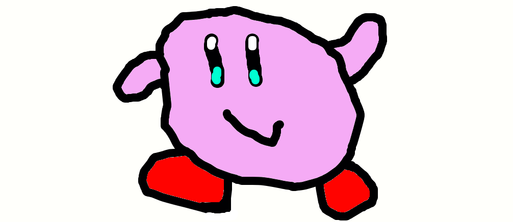 1006x437 My Drawing Of Kirby