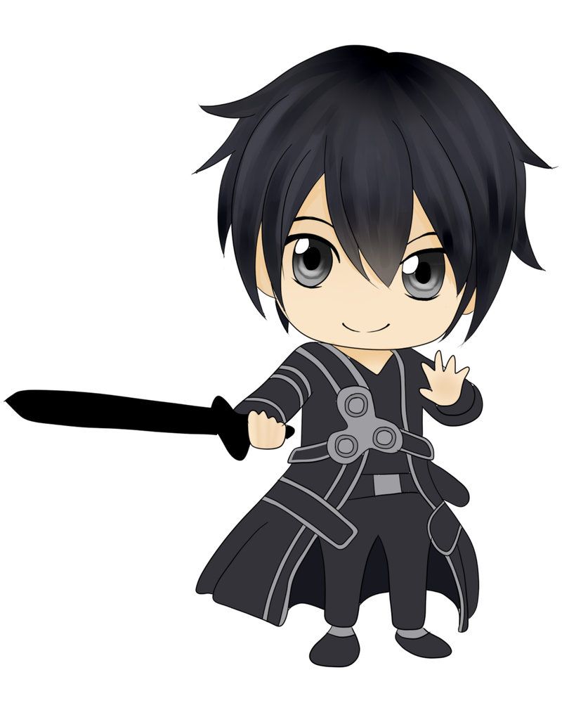 800x1000 Sword Art Online Kirito Chibi