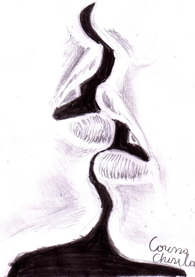 634x900 Kiss Drawing