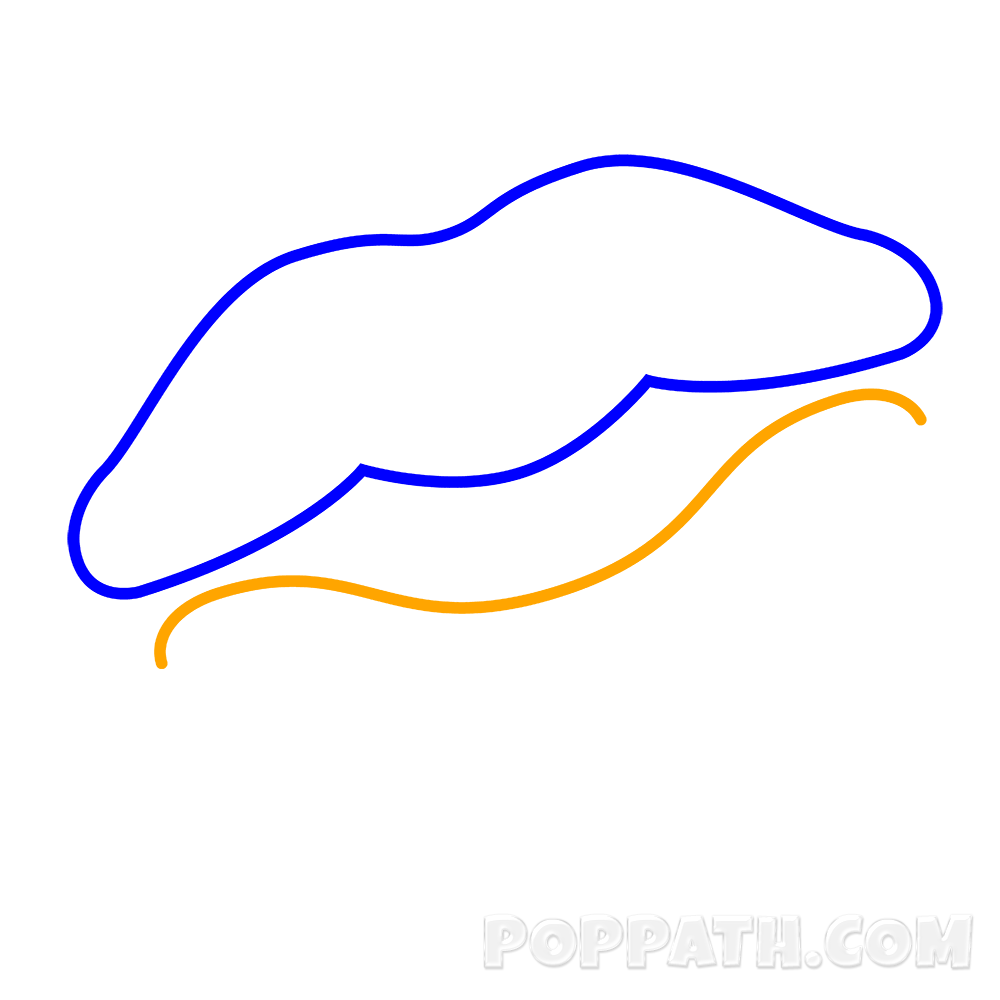 1000x1000 How To Draw A Kiss Mark Emoji Pop Path