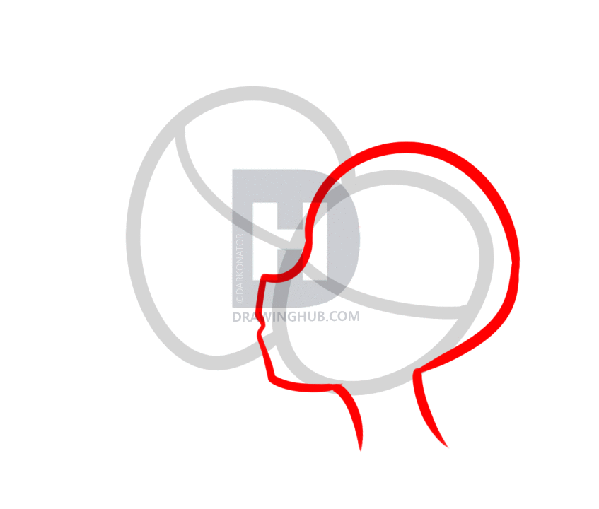 847x720 How To Draw A Valentines Couple, Anime Kiss, Step