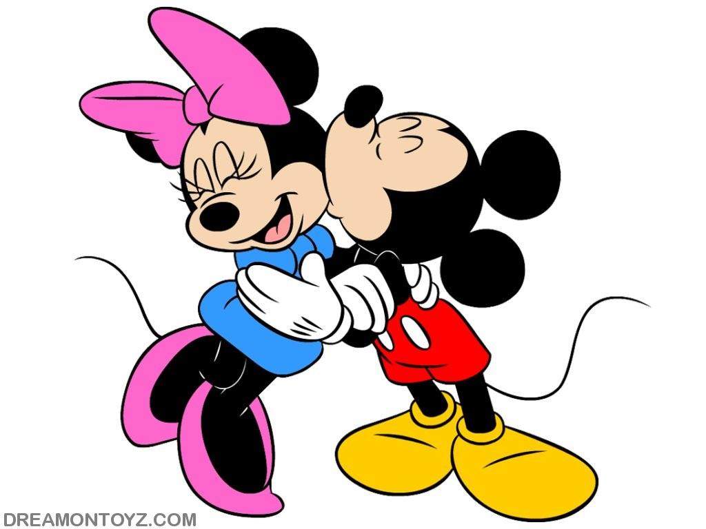 1024x768 Mickey And Minnie Mouse Kissing Drawing Minnie Mouse Cartoon