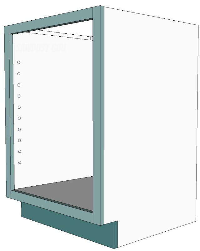640x803 How To Build And Attach A Cabinet Faceframe