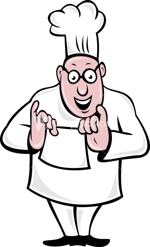 500x819 Chef Cooking Cartoon Cartoon Chef Cook Or Baker Holding Paper