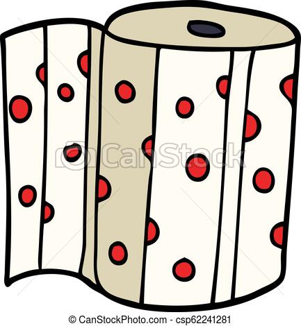 433x470 Cartoon Doodle Kitchen Roll