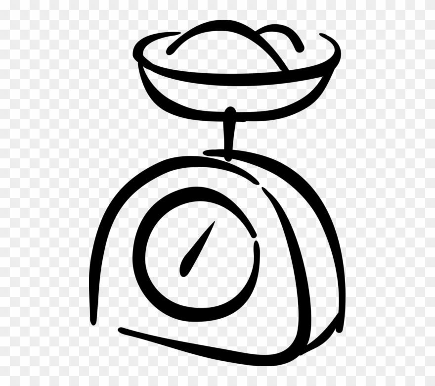 880x780 Picture Royalty Free Stock Kitchen Scale Vector Image Clipart