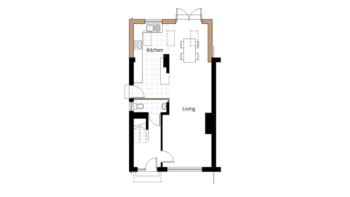 1405x790 Kitchen Extension Permitted Development