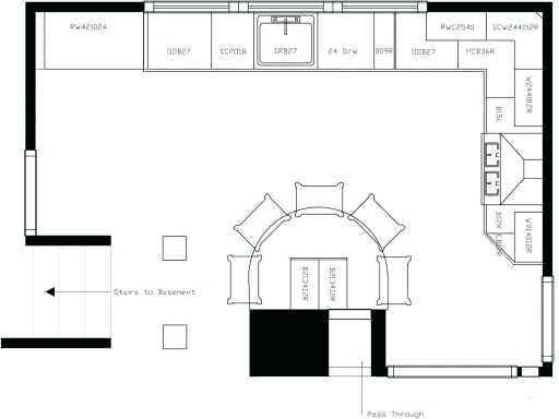 512x384 u shaped kitchen design drawings kitchen plans with island kitchen