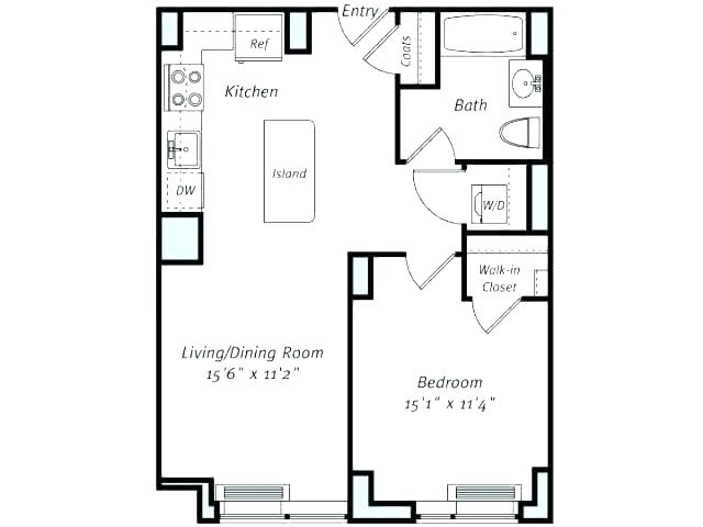 640x480 X Kitchen Layout L Shaped Plans With Island Floor And Walk