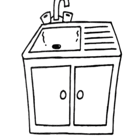 268x268 Kitchen Sink Coloring