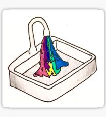 210x230 Kitchen Sink Drawing Stickers Redbubble