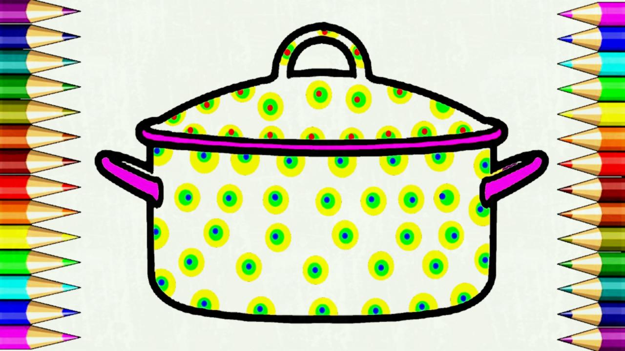 1280x720 How To Draw A Kitchen Clipart