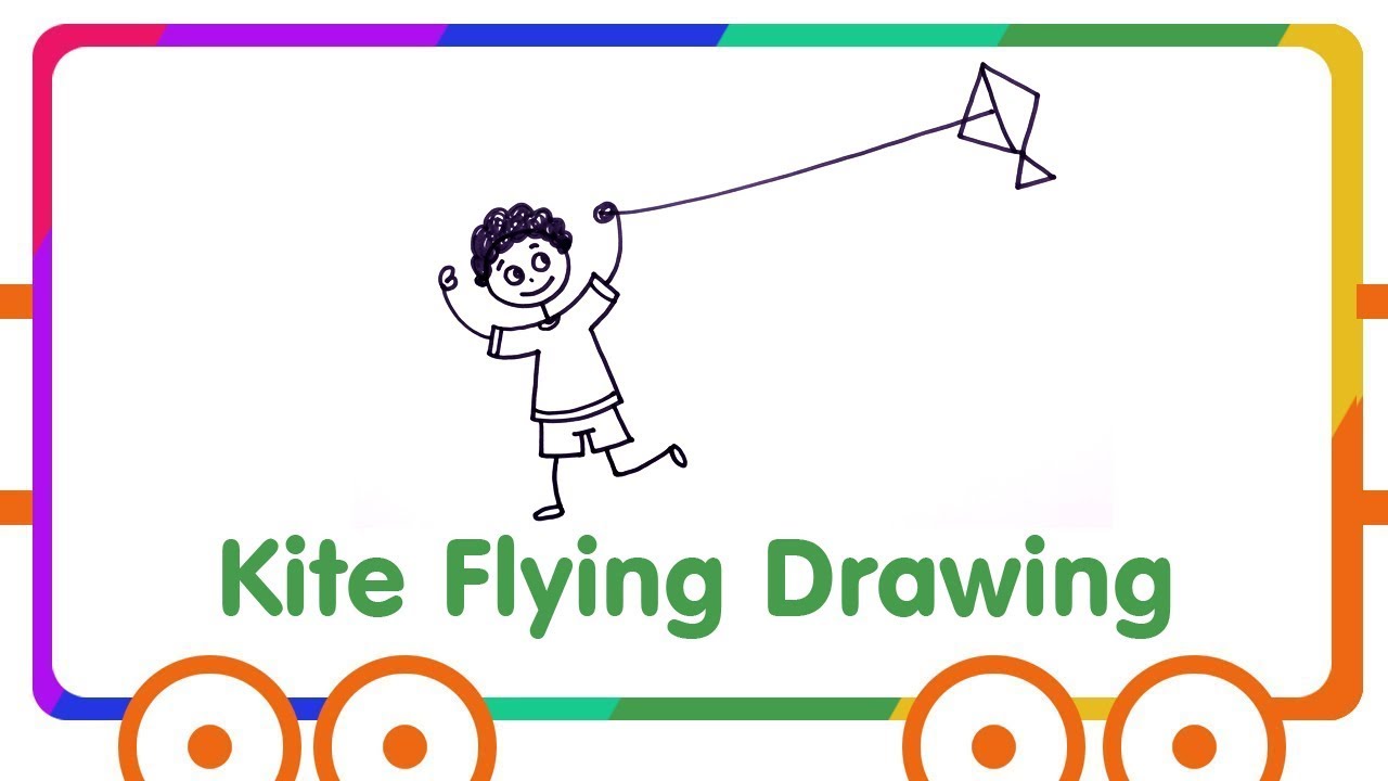 1280x720 Kite Drawing