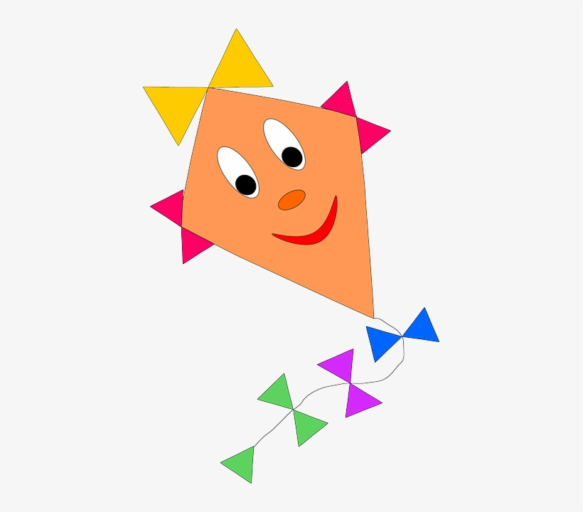 820x720 Kite Drawing Cartoon