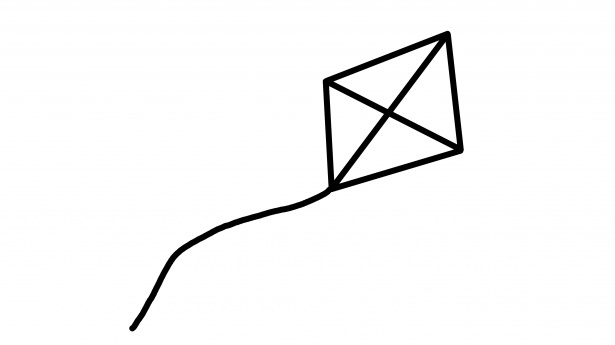 615x345 Flying Kite Free Stock Photo