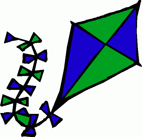 490x474 Kite Clipart Drawing
