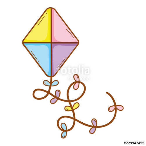 500x500 Kite Cute Drawing Stock Image And Royalty Free Vector