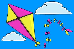 300x200 How To Draw A Kite
