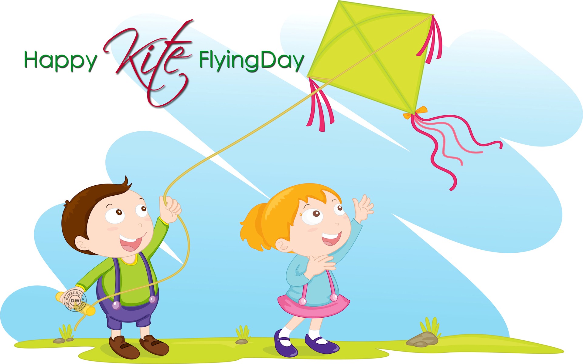 1920x1200 Kite Festival Drawing Images