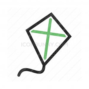 300x300 Kite Line Inverted Icon