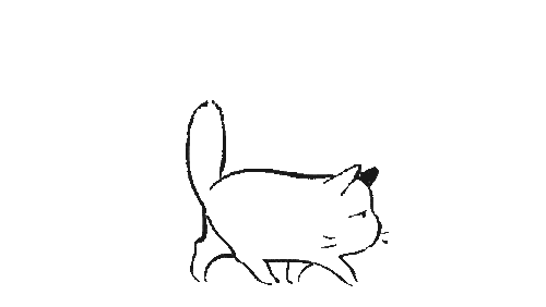 500x282 Gif Drawing Kitten Transparent Png Clipart Free Download