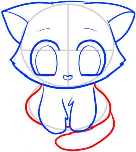 269x302 How To Draw How To Draw A Kitten For Kids
