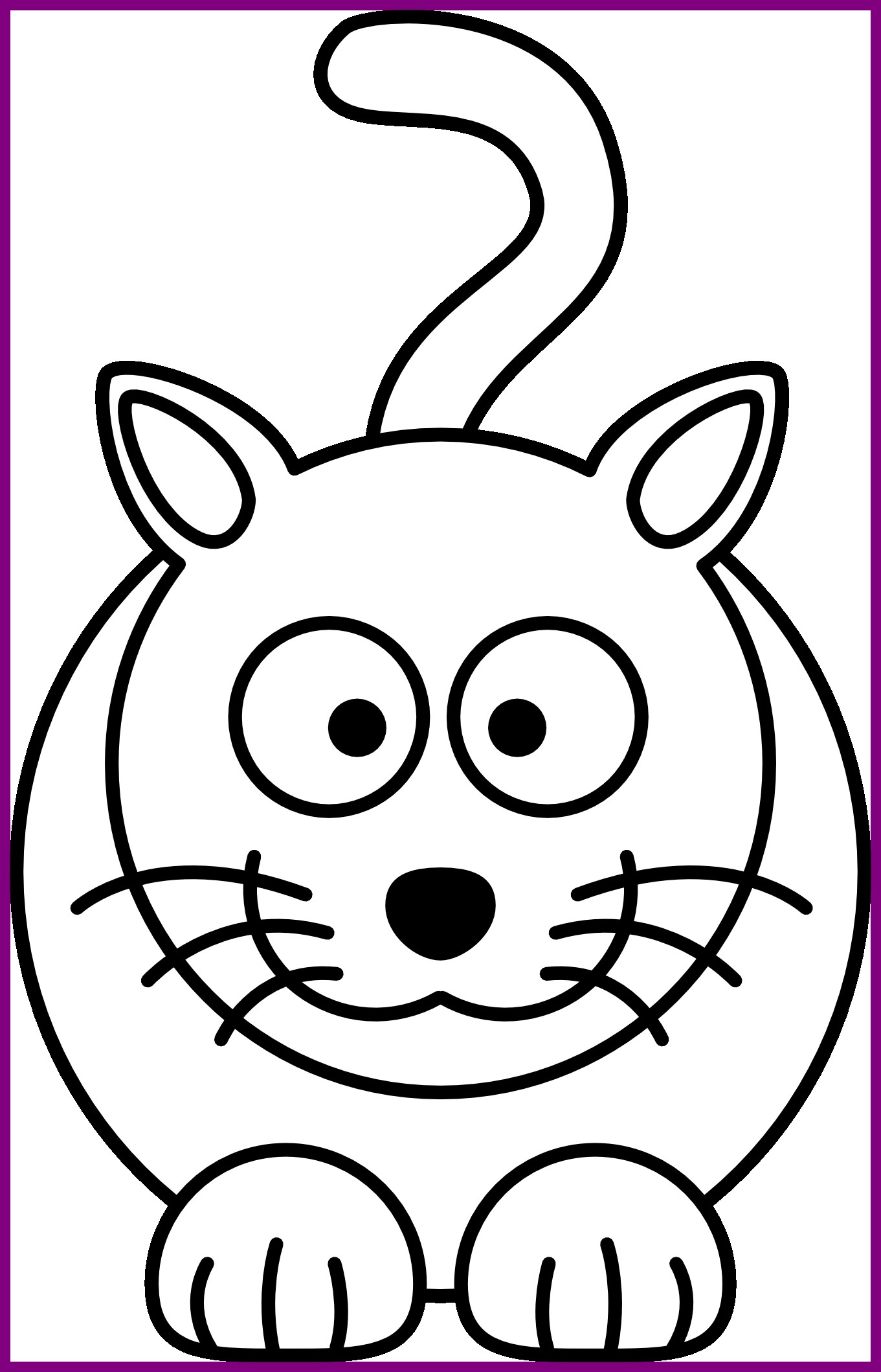 1361x2118 With Clipart Cat Drawings Kitten Drawing Clip Art