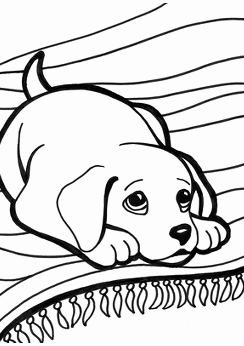 826x1169 Christmas Puppies Coloring Pages Cute Animal Puppy And Kitten