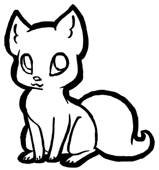 324x346 Collection Of Free Kitten Drawing Download On Ui Ex