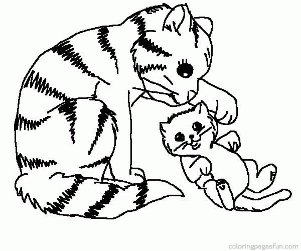 960x800 Puppy And Kitten Coloring Pages New Kitten Coloring Pages For Kids