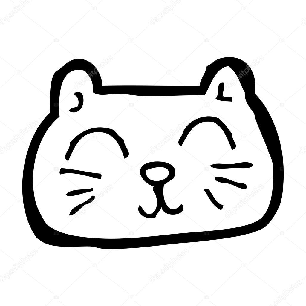 1024x1024 Cat Face Drawing Cartoon How To Draw A Cute Kitten Face