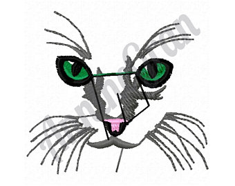 340x270 Cat Face Closeup Etsy