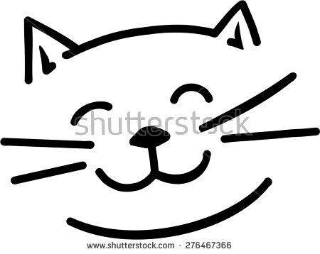 450x358 Collection Of Free Kitten Clipart Simple Cat Amusement Clipart