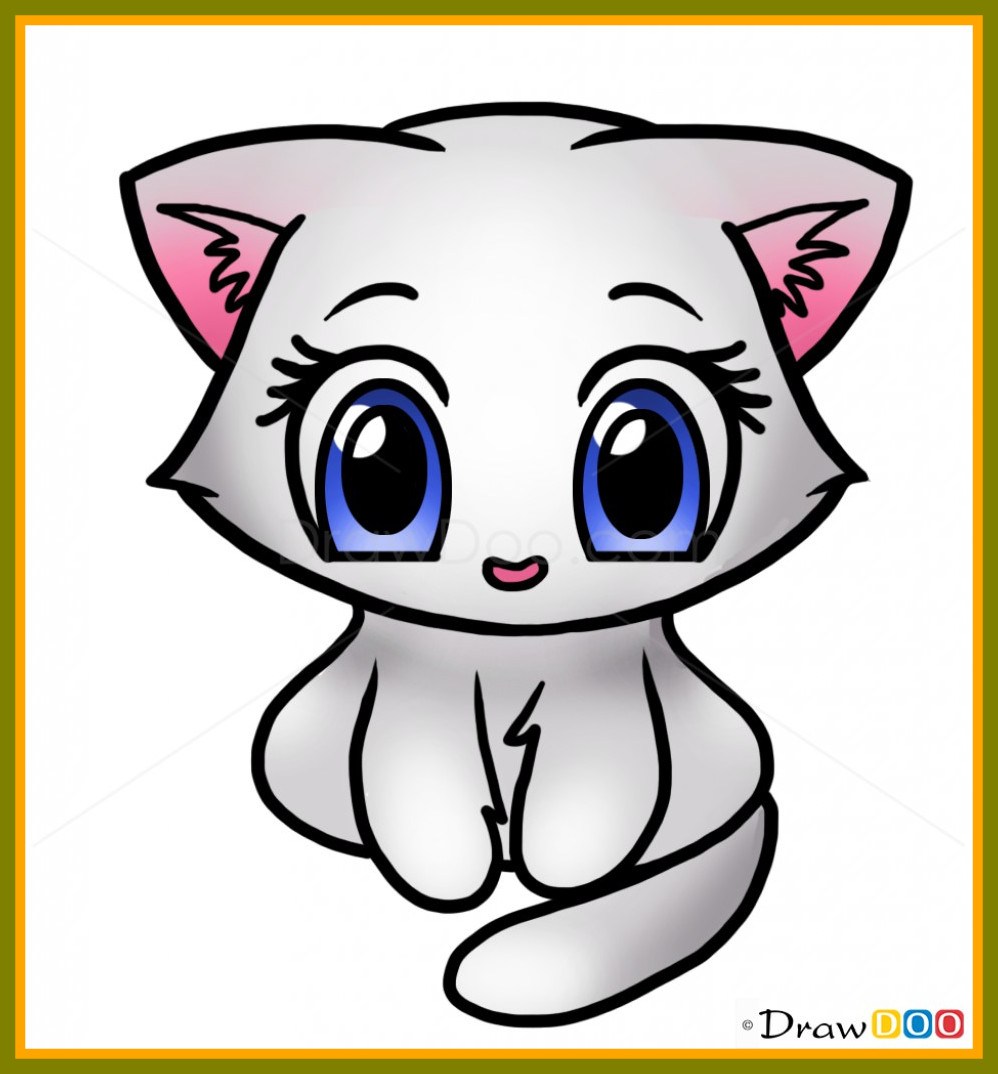 998x1074 incredible how to draw a cute cat kitten face tab image of drawing