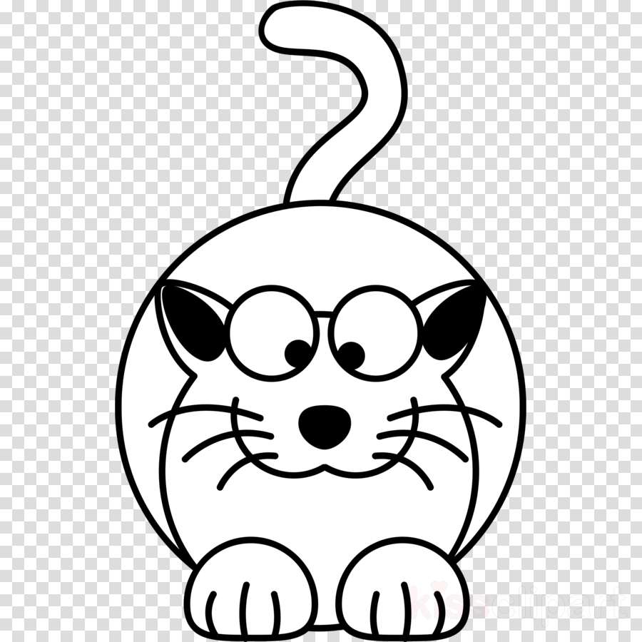 900x900 Cat, Kitten, Drawing, Transparent Png Image Clipart Free Download
