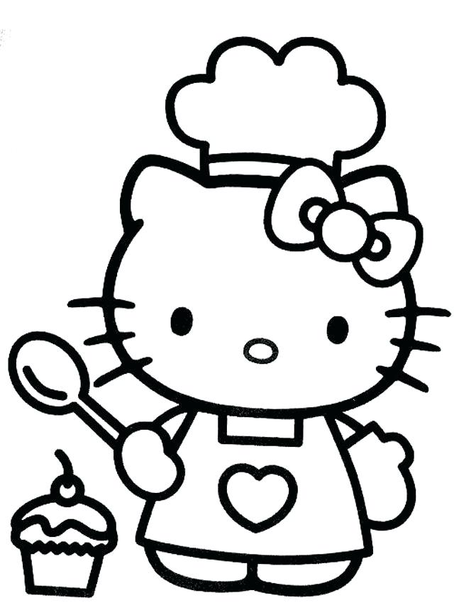 640x860 Hello Kitty Color Pages Cool Hello Kitty Coloring Pages Download