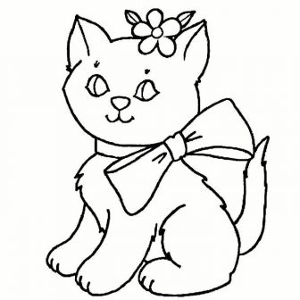 336x336 Kitty Cat Drawing Step