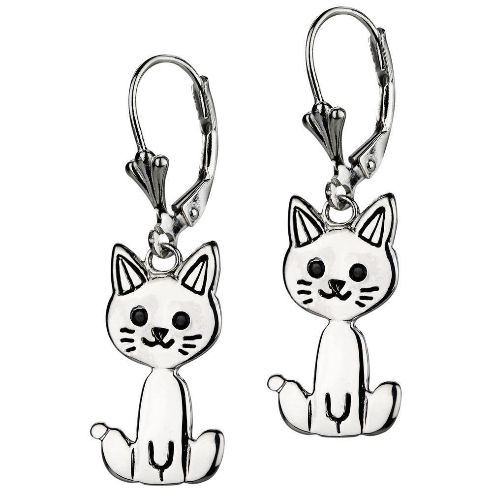 1000x1000 Sterling Kitty Cat Earrings Greatergood