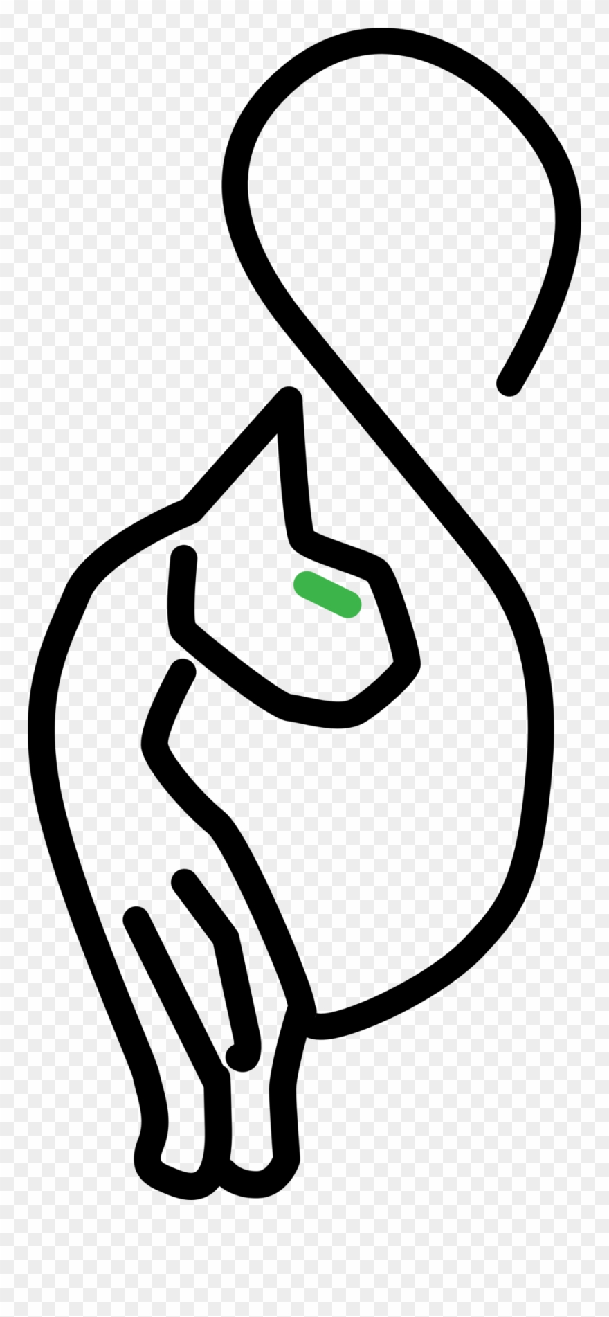 880x1902 Stylized Kitty Cat