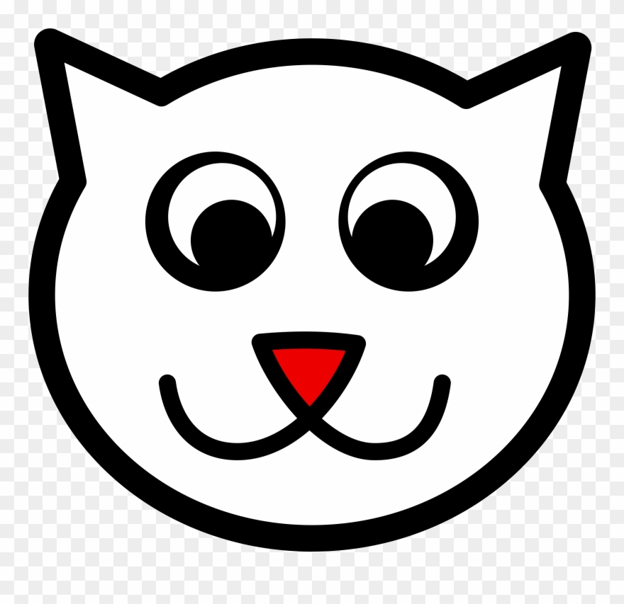 880x853 Cat Face Clipart, Explore Pictures