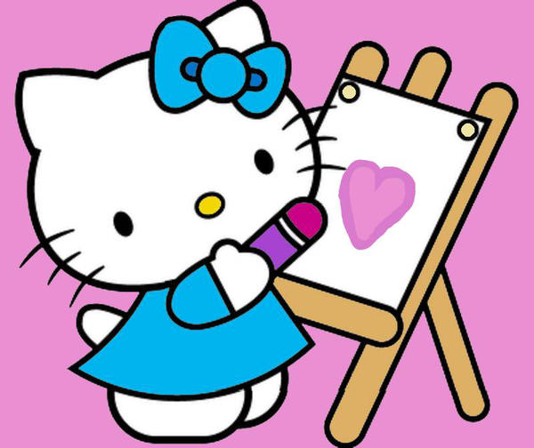 600x504 Hello Kitty's Drawing