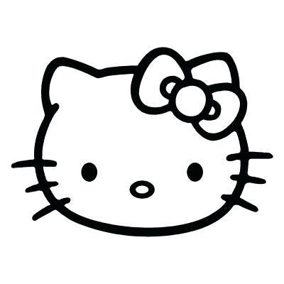 400x400 Kitty Face Drawing Kitty Face Line Drawing