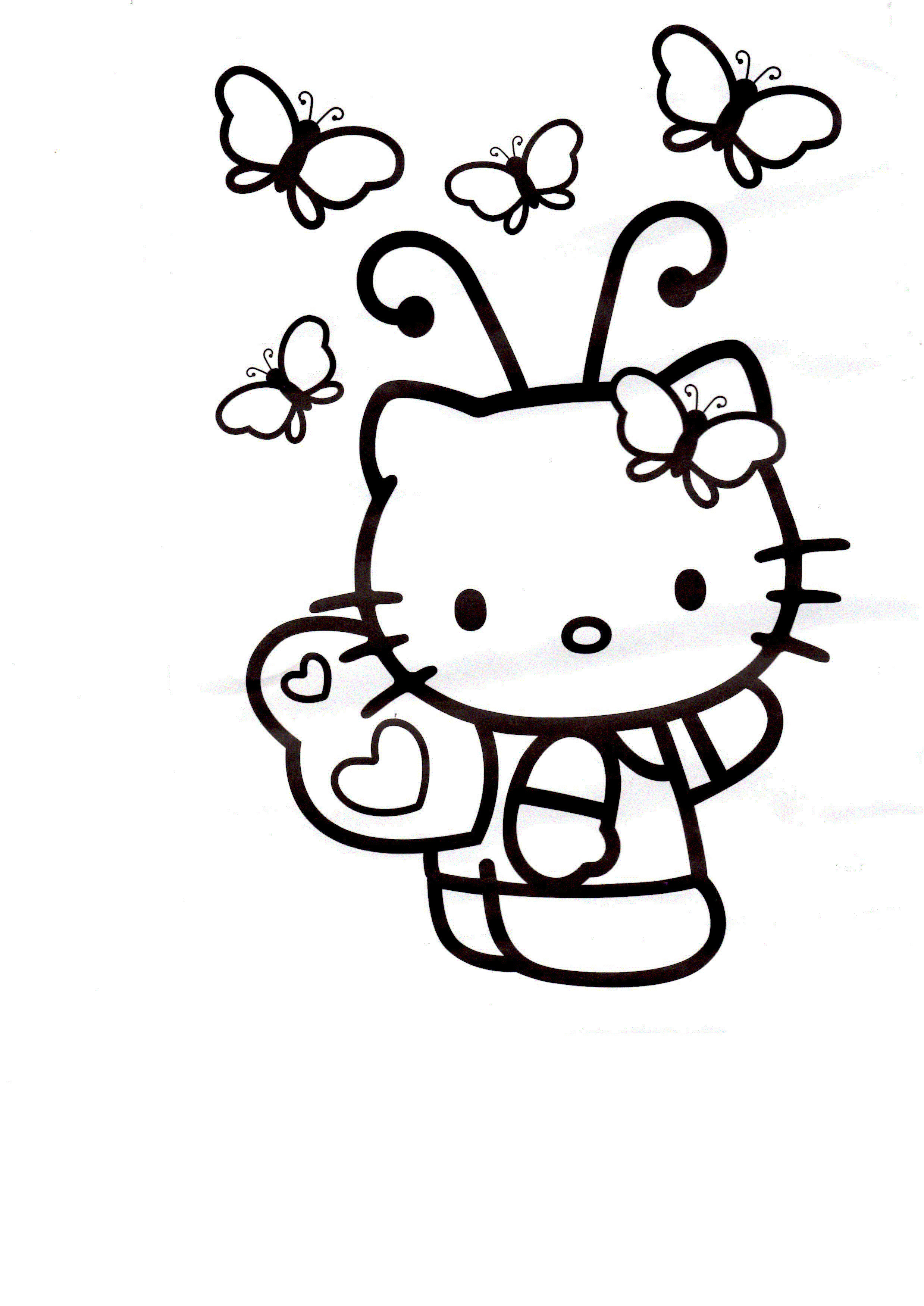 2477x3500 Hello Kitty Sketch Drawing Awesome How To Draw Hello Kitty Easy
