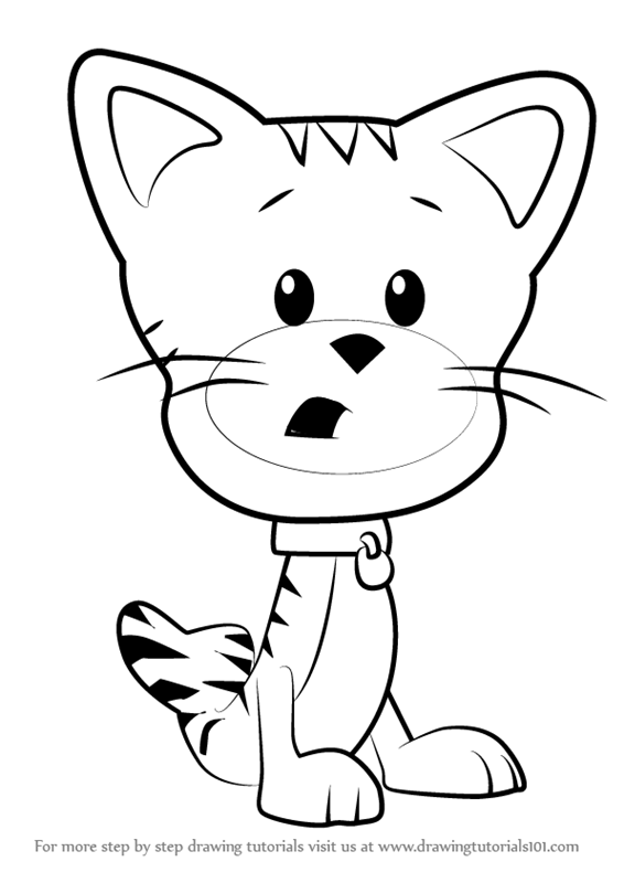 566x800 Learn How To Draw Bubble Kitty From Bubble Guppies
